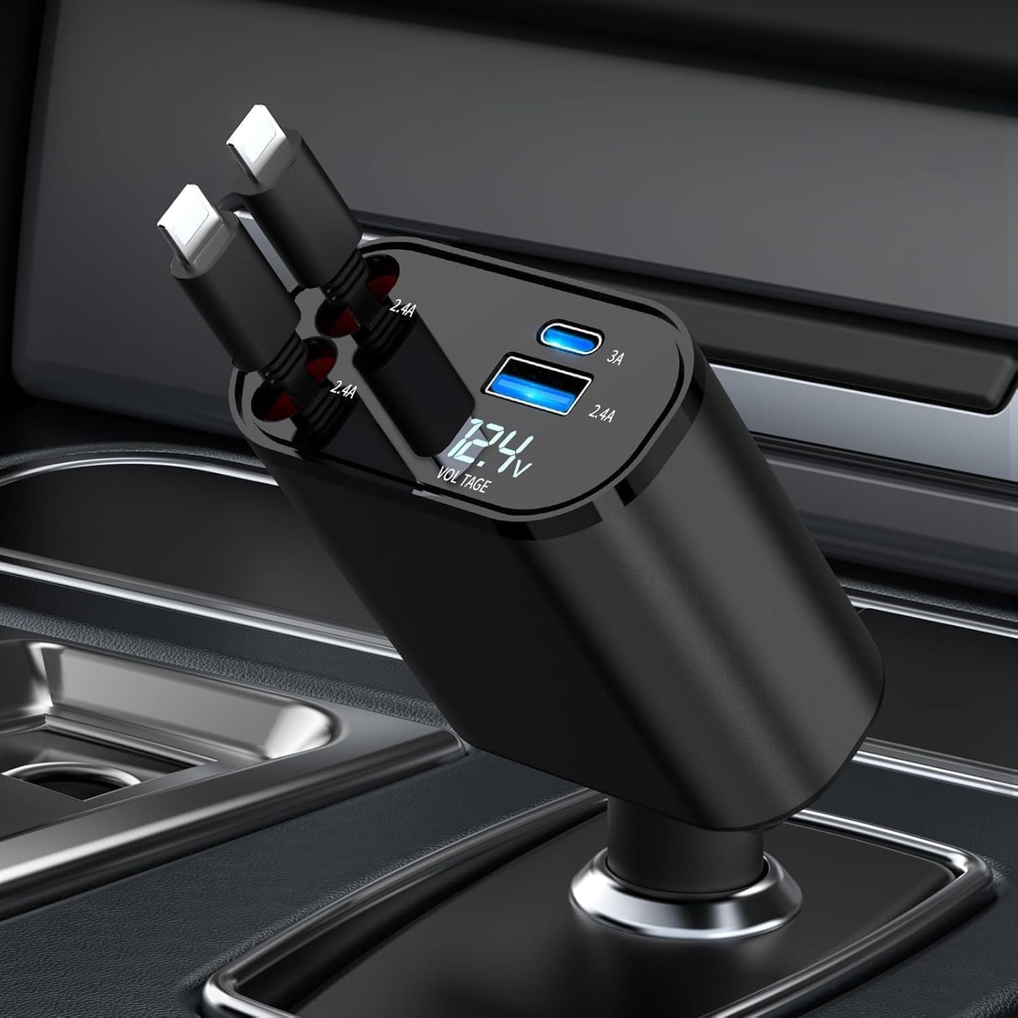 Aimtel Retráctil Cargador de Coche