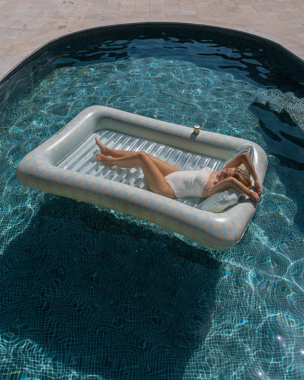 Flotador tanning pool aguamarina - ELSA