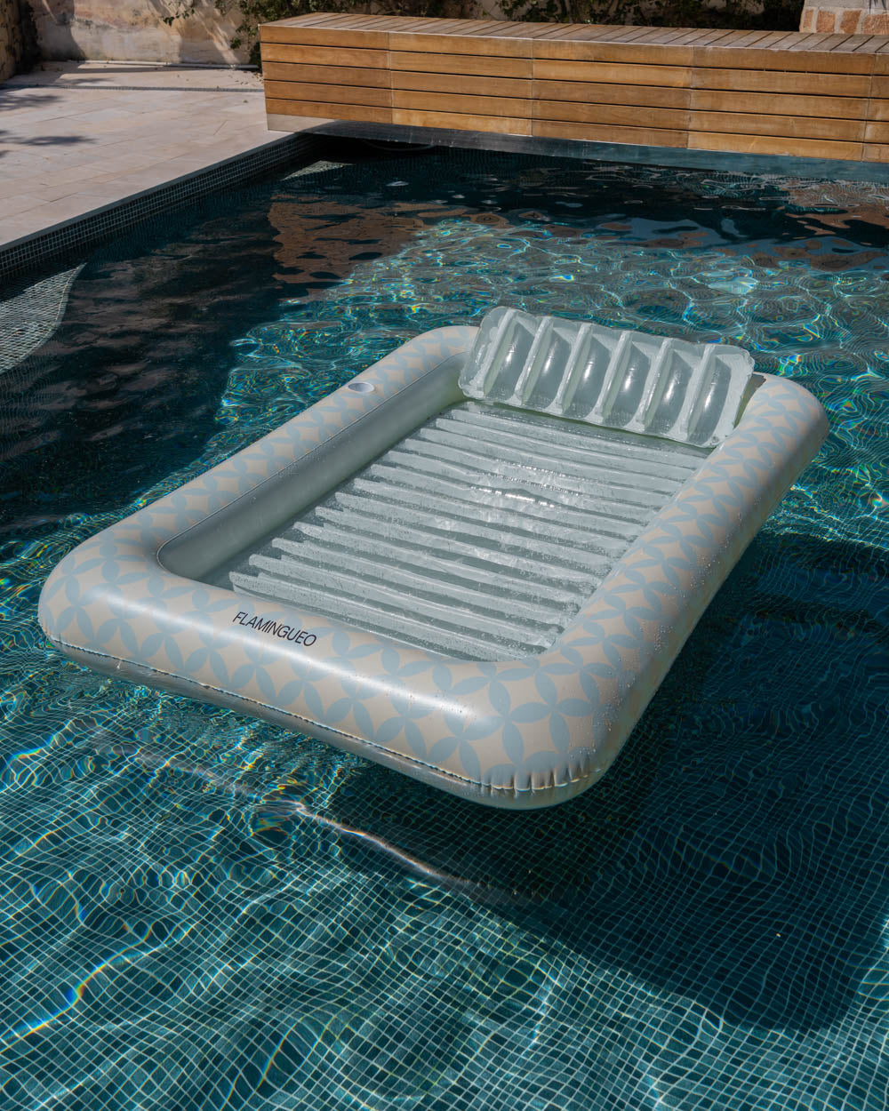 Flotador tanning pool aguamarina - ELSA