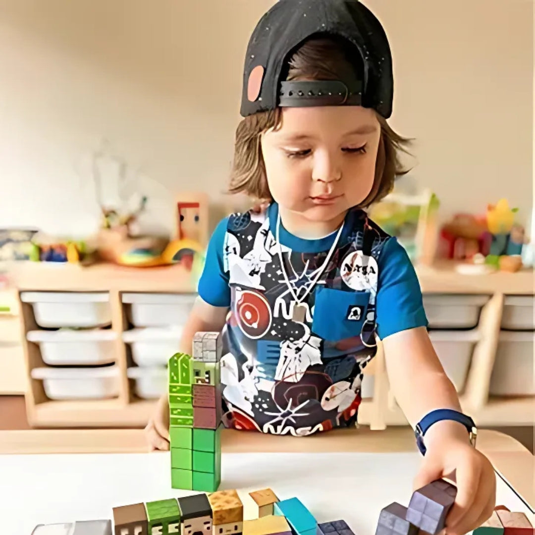 Cubos Magnéticos para Mentes Creativas – Set de Construcción STEM (100 piezas)