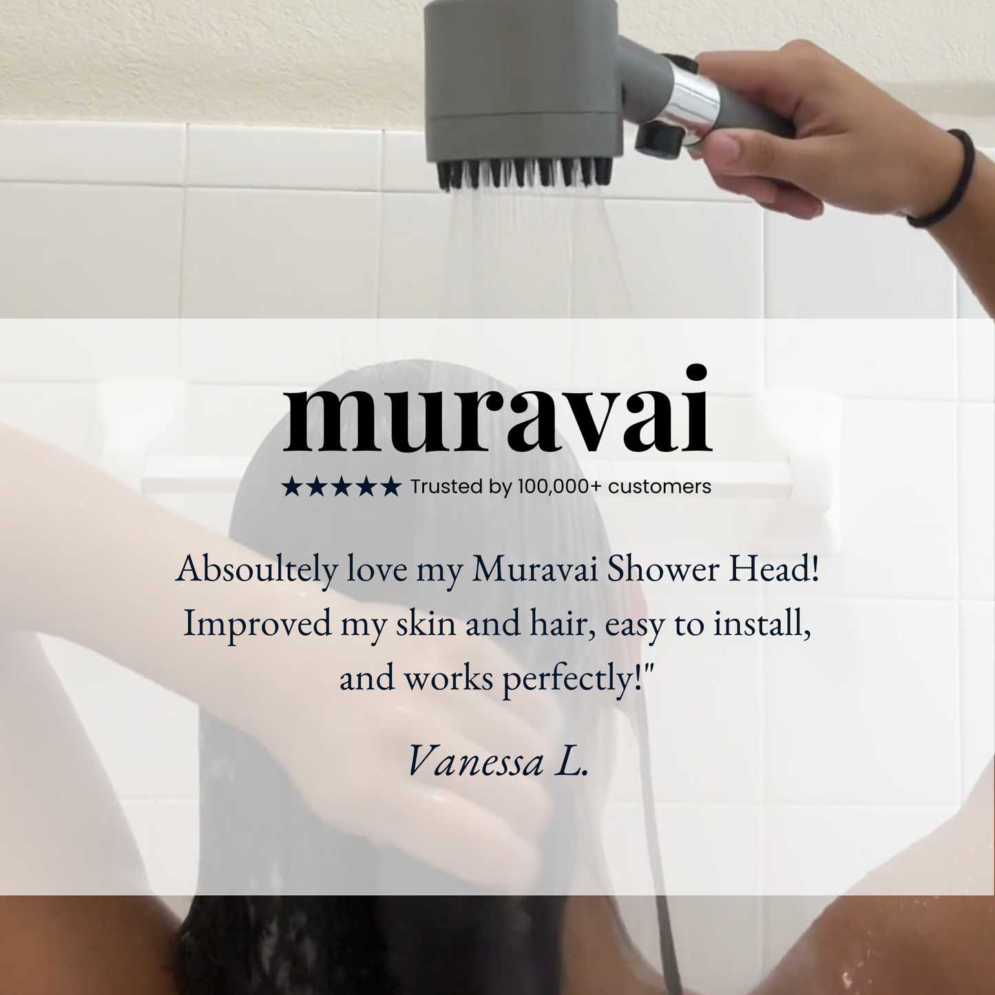 EL CABEZAL DE DUCHA FILTRADO™ Muravai