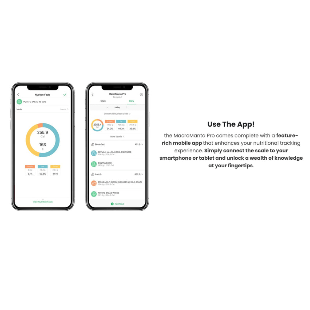 SmartEtek® Báscula nutricional de alimentos
