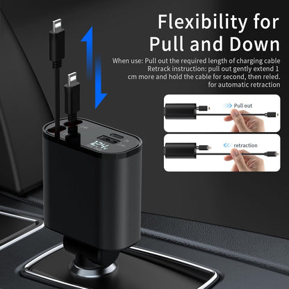 Aimtel Retráctil Cargador de Coche
