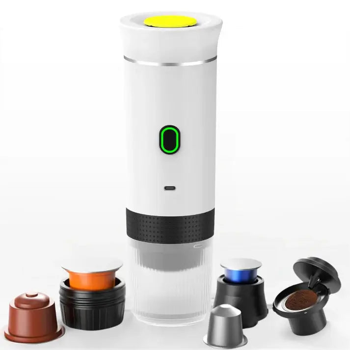 Cafetera portátil 3 en 1 con batería integrada