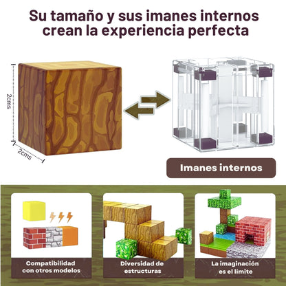 Cubos Magnéticos para Mentes Creativas – Set de Construcción STEM (100 piezas)