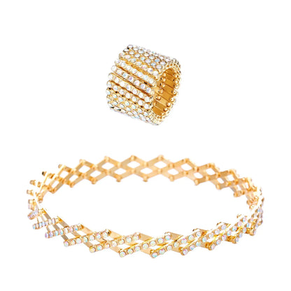 Anillo y Pulsera Diana - Oro