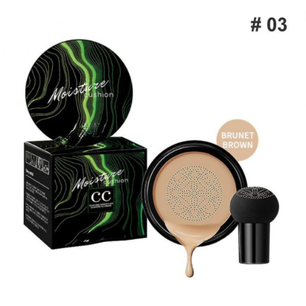 BASE DE MAQUILLAJE CC SILKY CREAM  + BROCHAS DE REGALO (OFERTA 2X1)