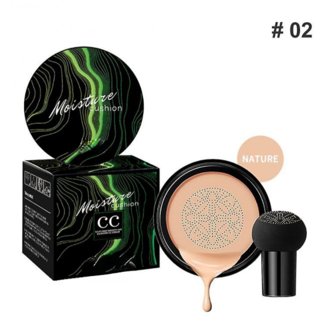 BASE DE MAQUILLAJE CC SILKY CREAM  + BROCHAS DE REGALO (OFERTA 2X1)